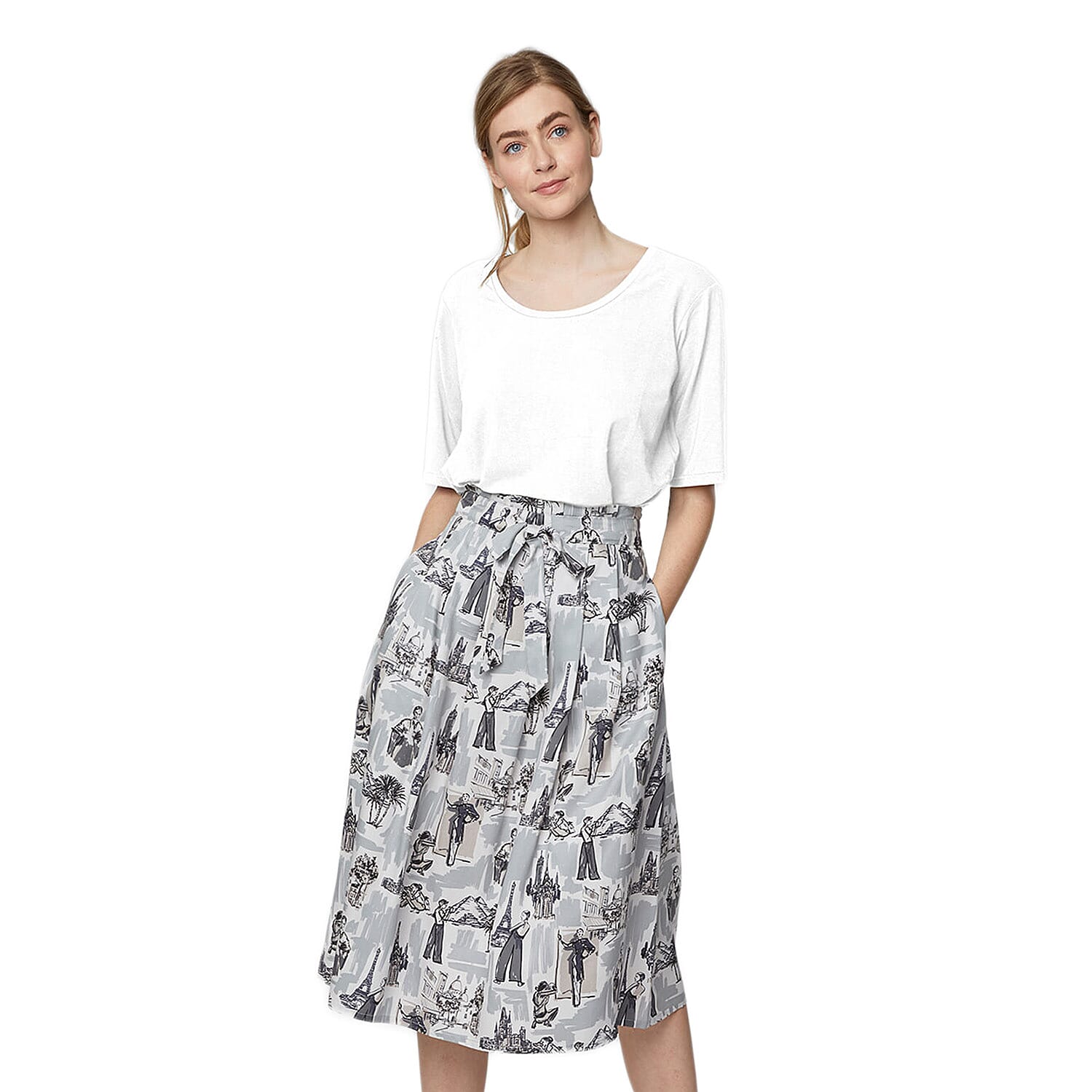 Thought Bamboo Base Layer Tee (Size 8) - White