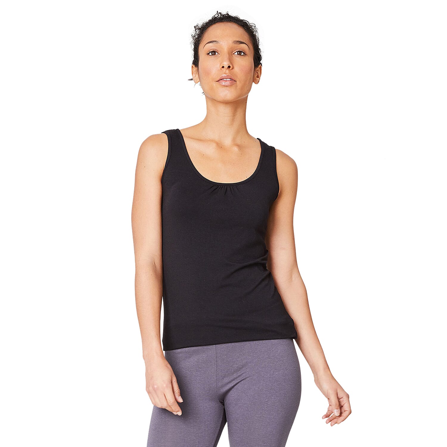 Thought Bamboo Base Layer Singlet (Size 10) - Black