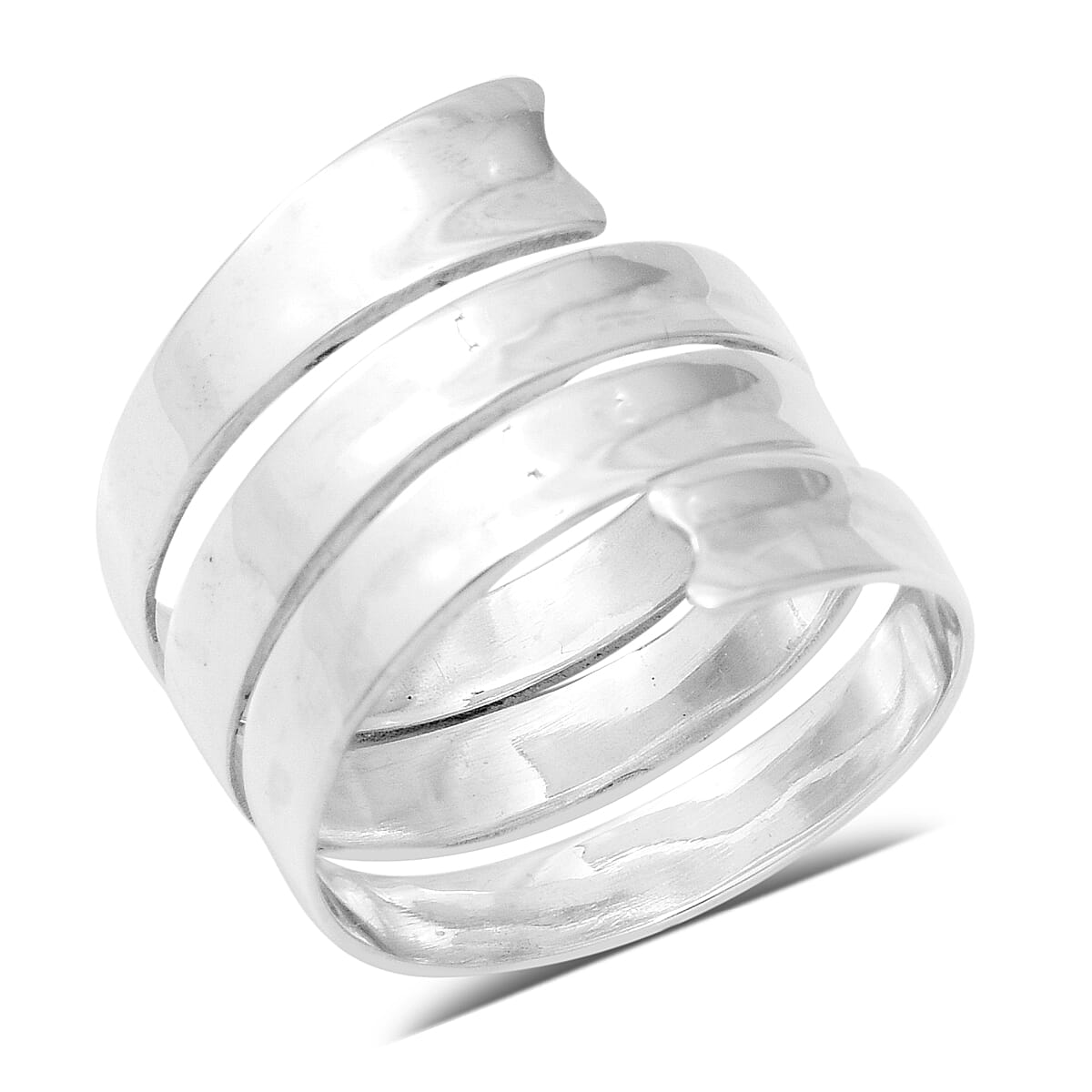 Designer Inspired- Sterling Silver Spiral Ring