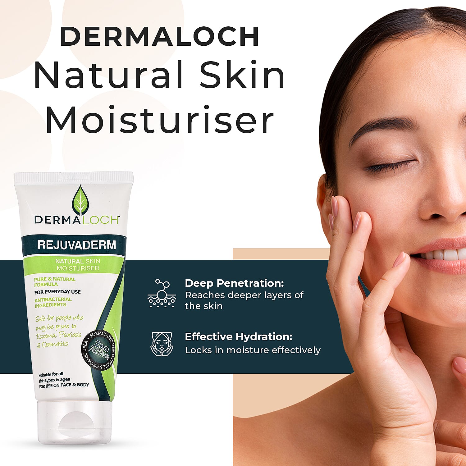 Dermaloch- Natural Skin Moisturiser - 100ml