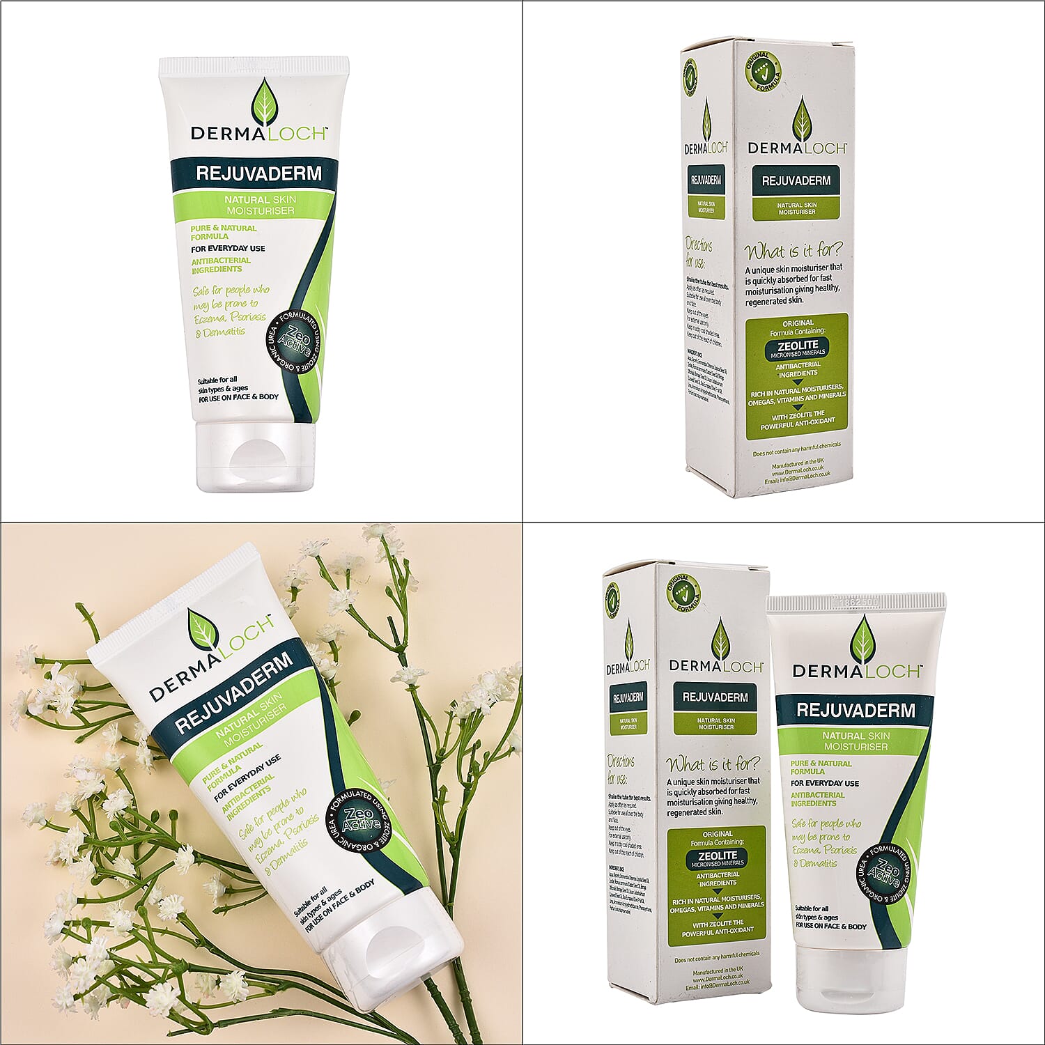 Dermaloch - Natural Skin Moisturiser - 100ml