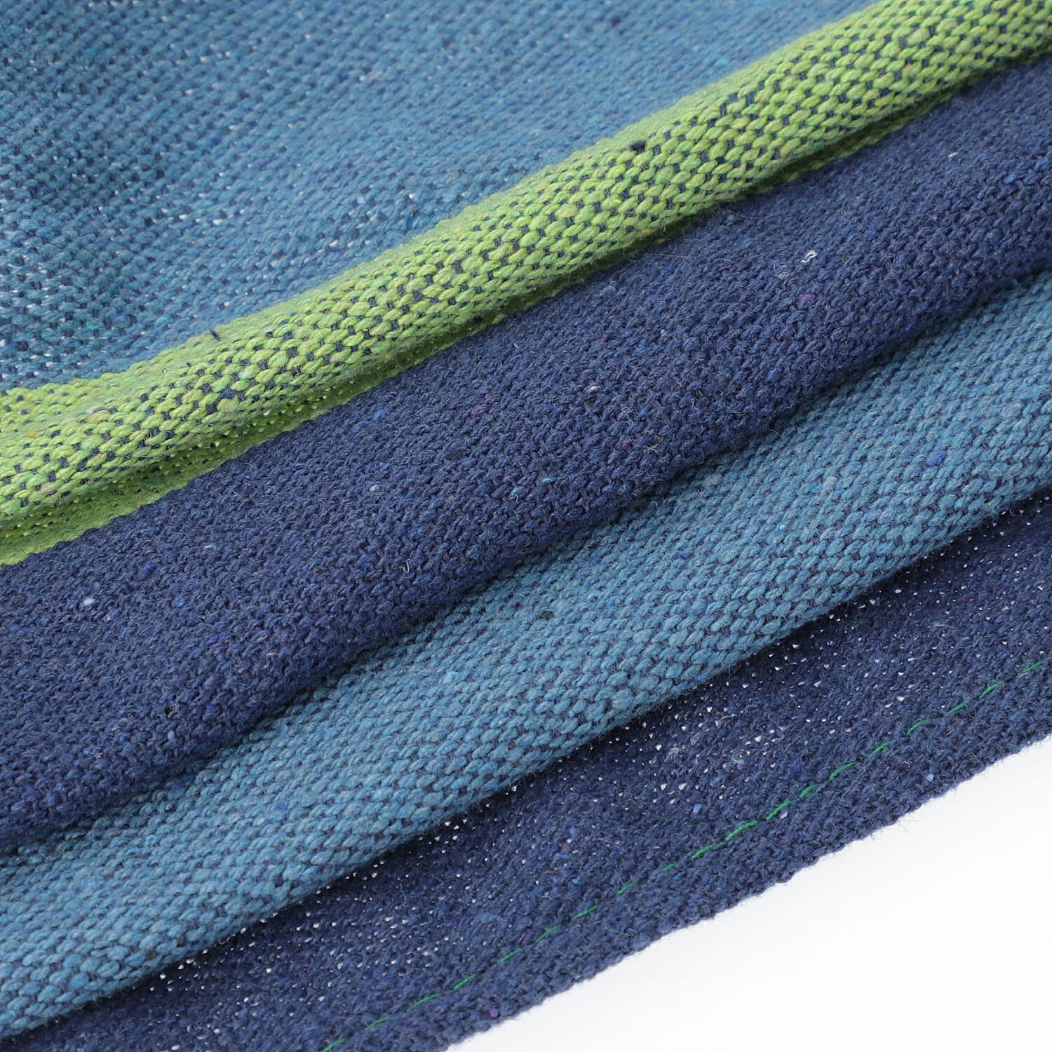 Indoor Outdoor Colourful Striped Camping Hammock (Size 80x2 Cm) - Blue & Multi