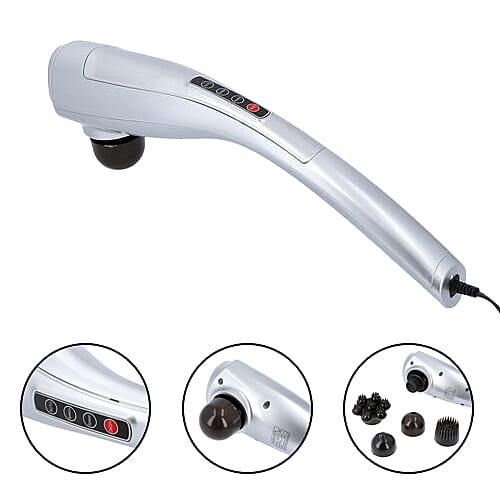 Electric Handheld Massager with 5 Massage Nodes (Size 11x42 Cm)