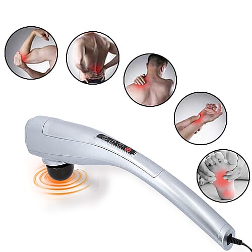 Electric Handheld Massager with 5 Massage Nodes (Size 11x42 Cm)