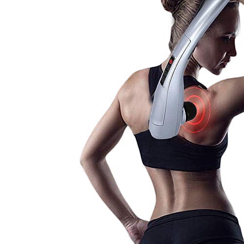 Electric Handheld Massager with 5 Massage Nodes (Size 11x42 Cm)