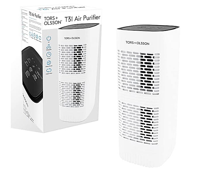 Tors+Olsson T31 Air Purifier With HEPA and Carbon Filter - 17in
