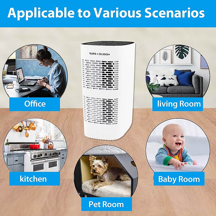 Tors+Olsson T31 Air Purifier With HEPA and Carbon Filter - 17in