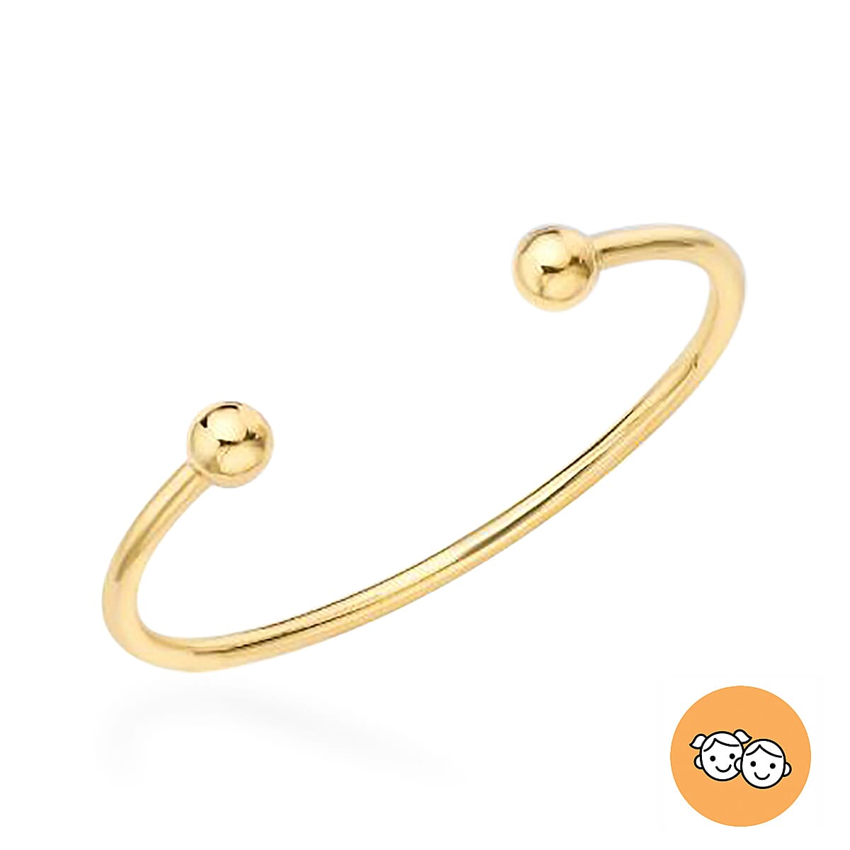 Child Torque Bangle in 9K Gold 3 grams Size 5 Inch