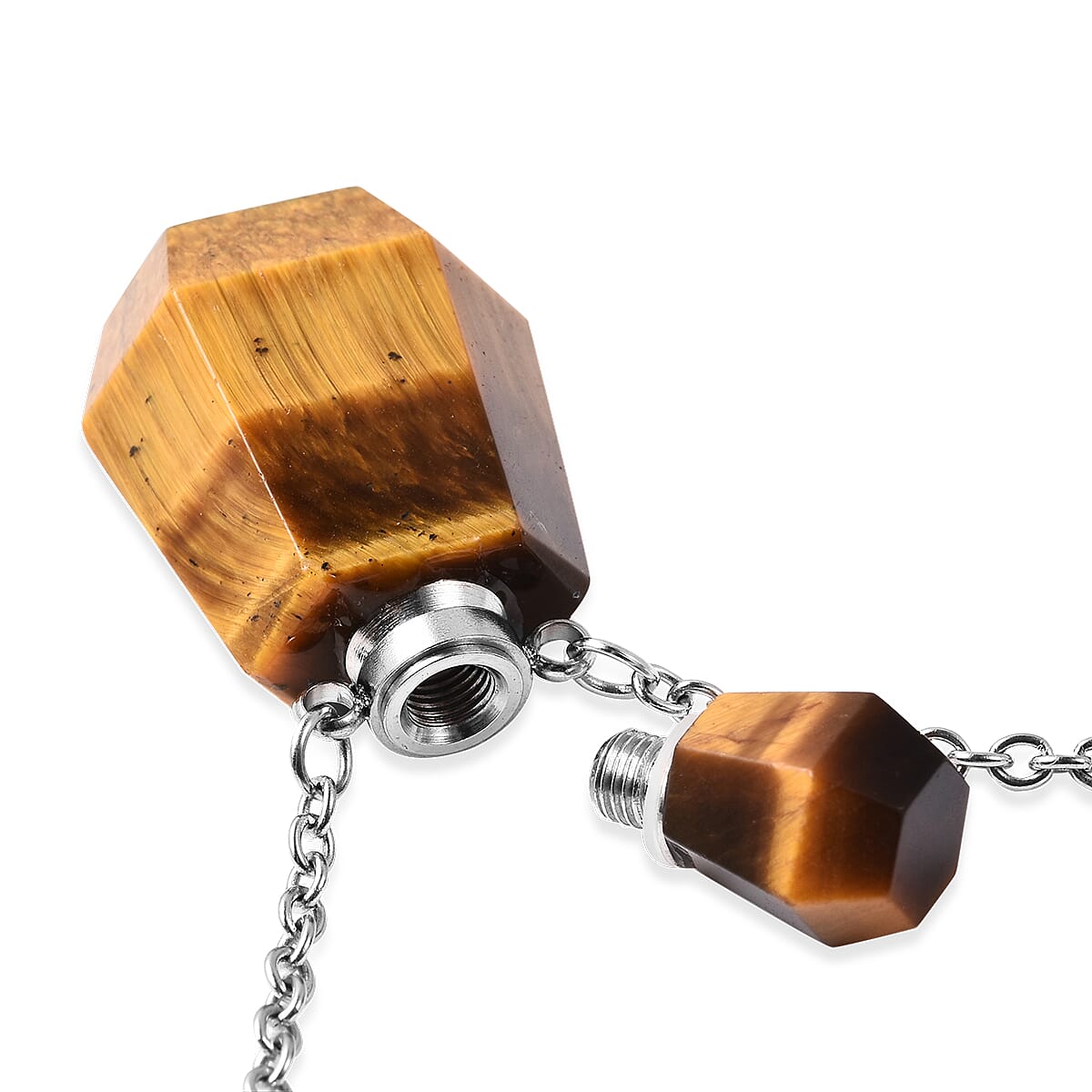 Yellow Tiger Eye Love Potion Necklace (Size 18) TCW 52.00 Ct.