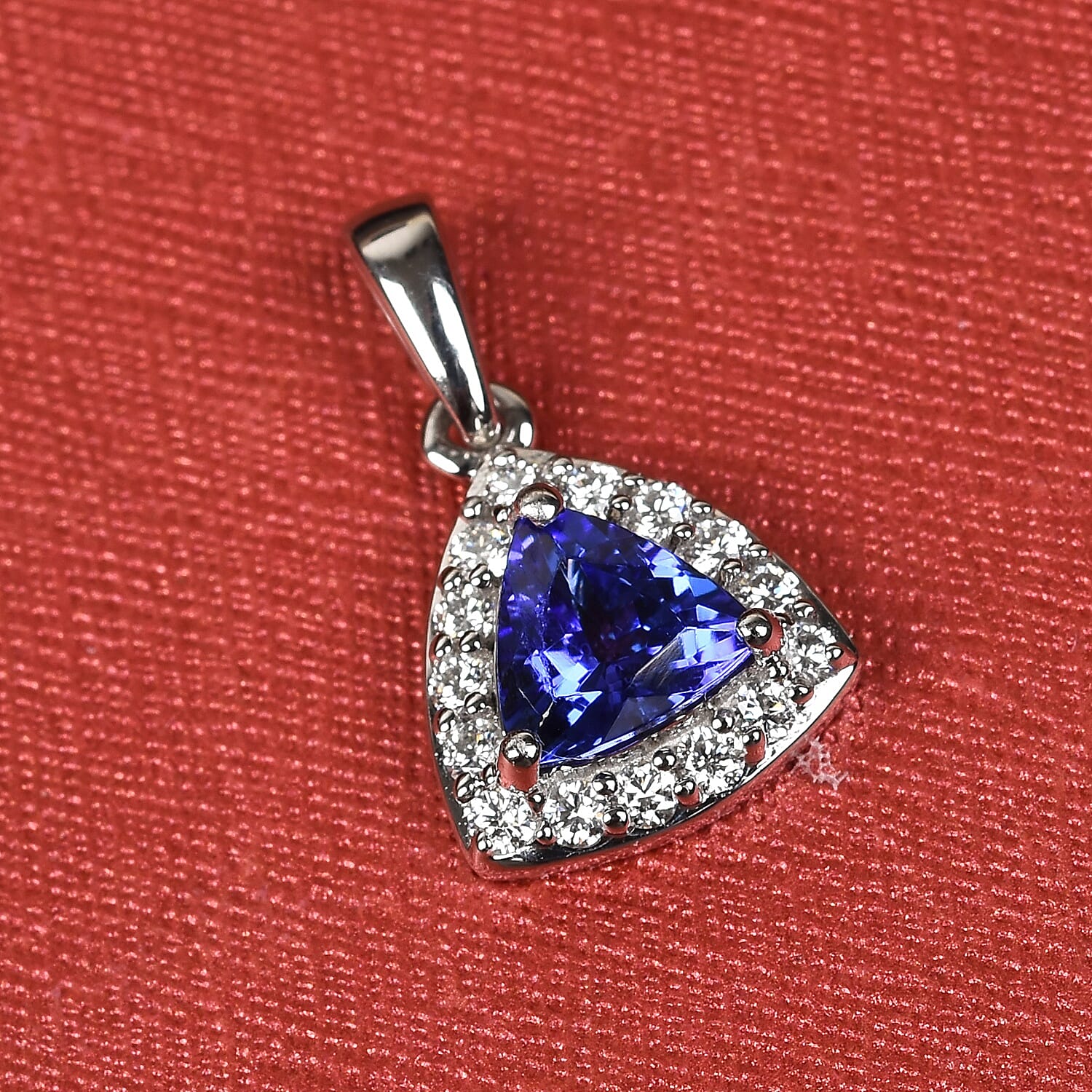 RHAPSODY 950 Platinum Tanzanite and Diamond Pendant 1.00 Ct.
