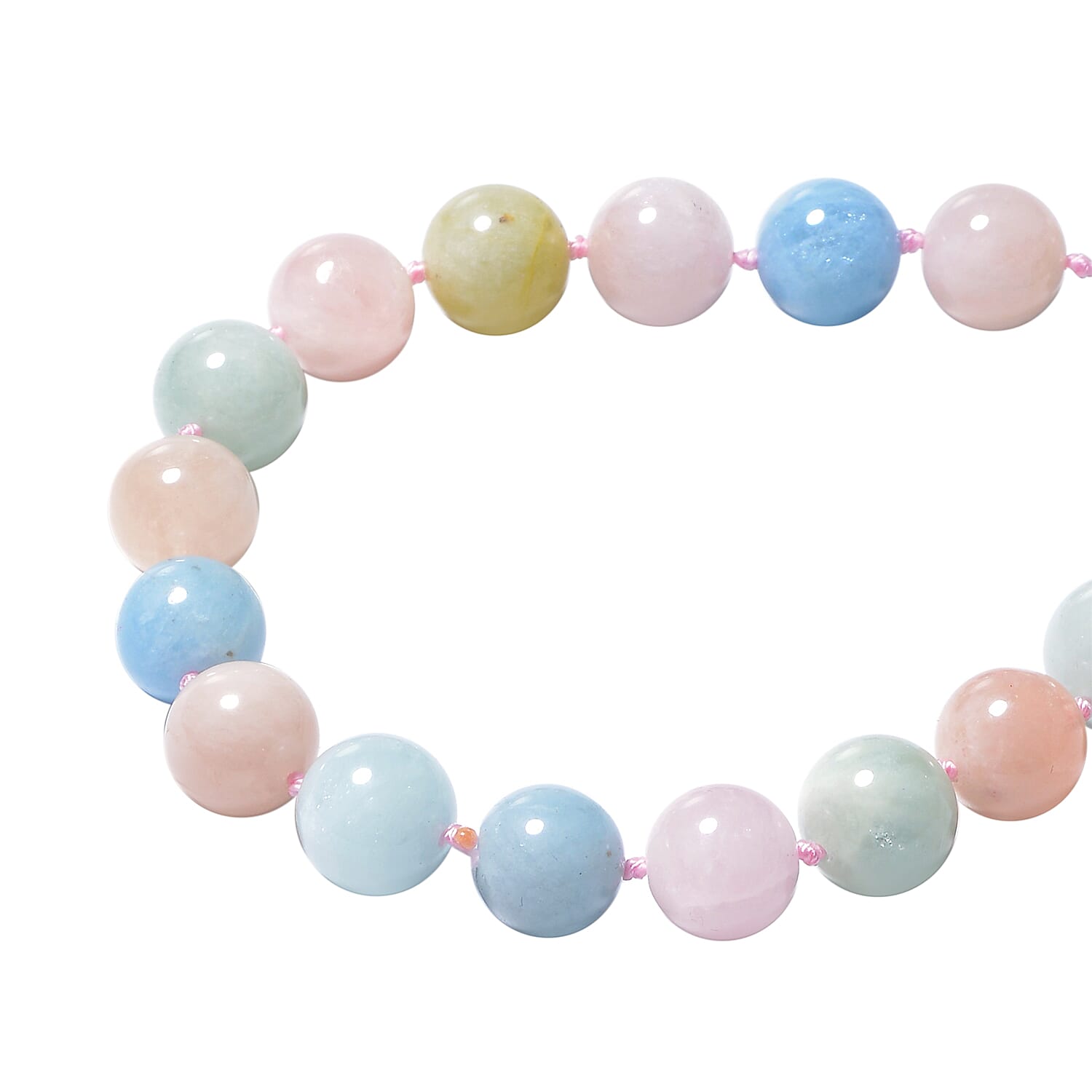 One Time  Deal- Multi Beryl Beads Necklace (Size 30) 496.95 Ct.