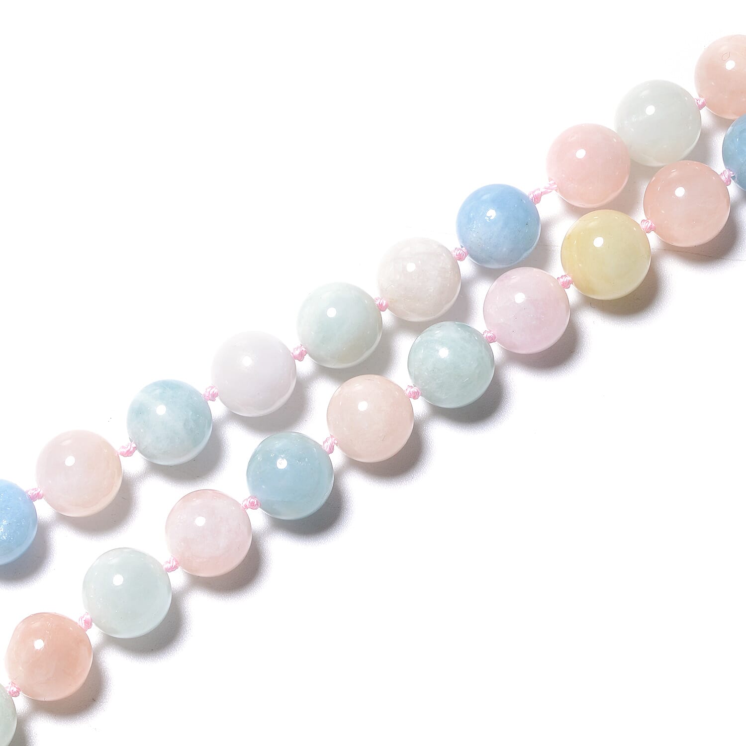 One Time  Deal- Multi Beryl Beads Necklace (Size 30) 496.95 Ct.