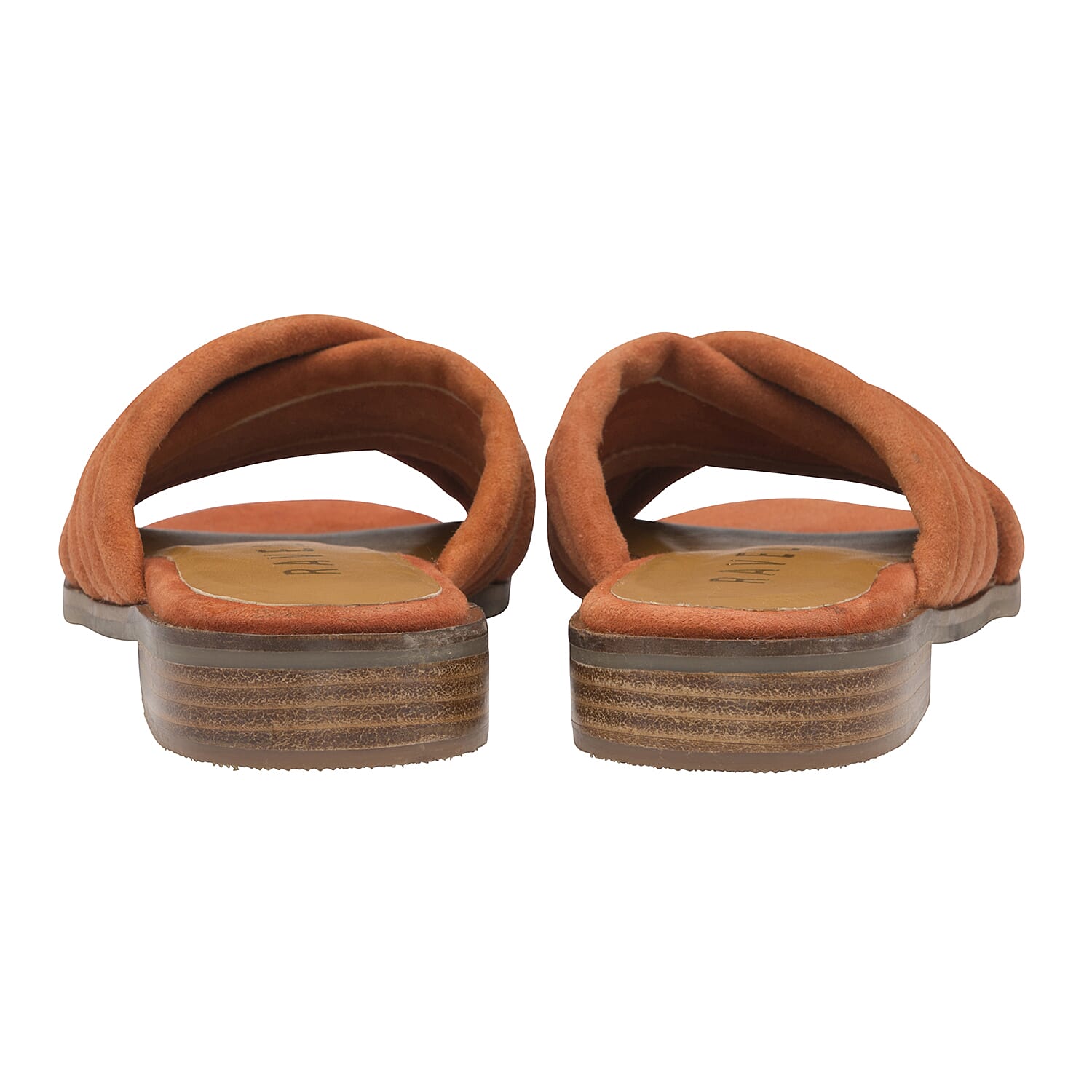 Ravel Sarina Suede Mule Sandals - Rust