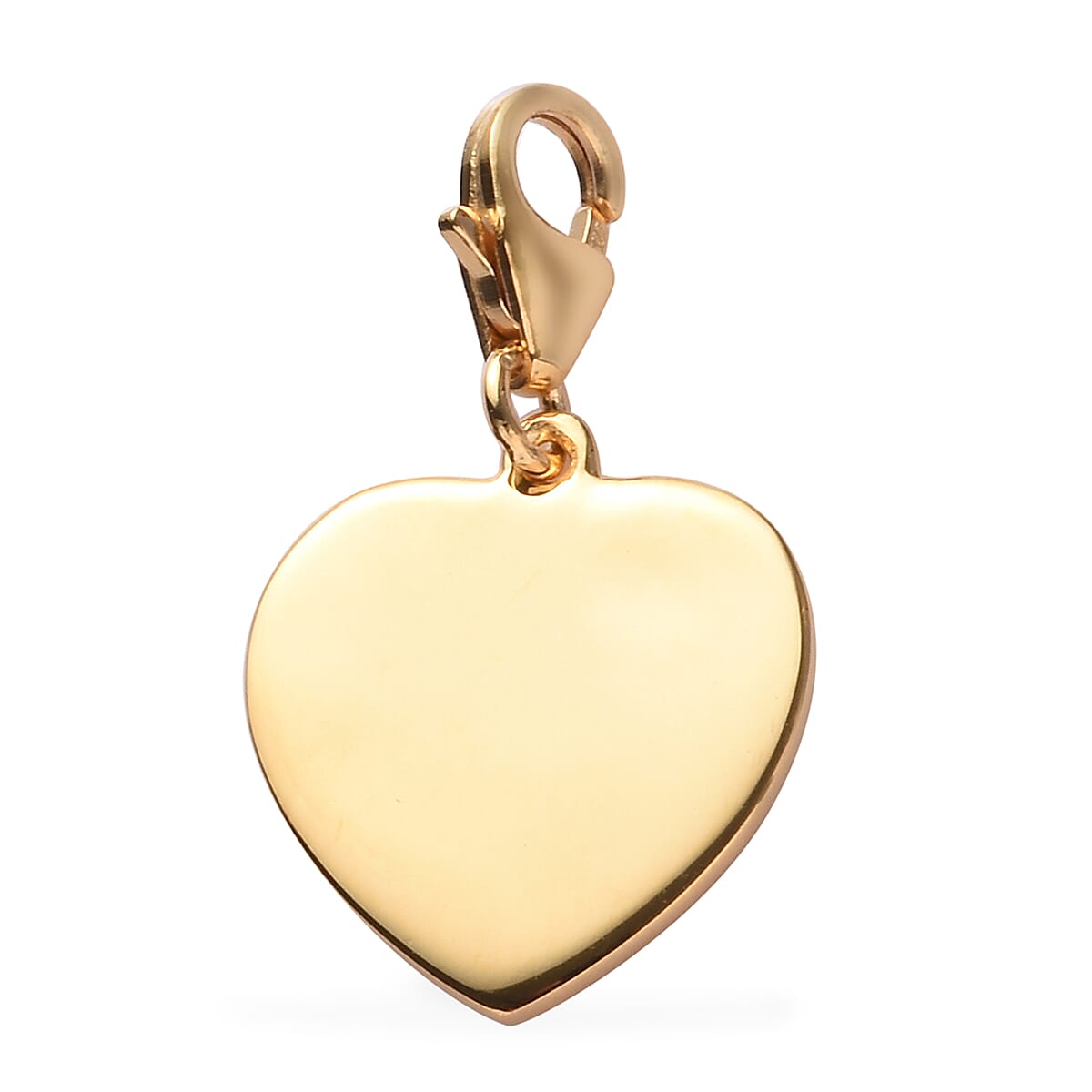 14K Gold Overlay Sterling Silver Happy 1st Birthday Charm