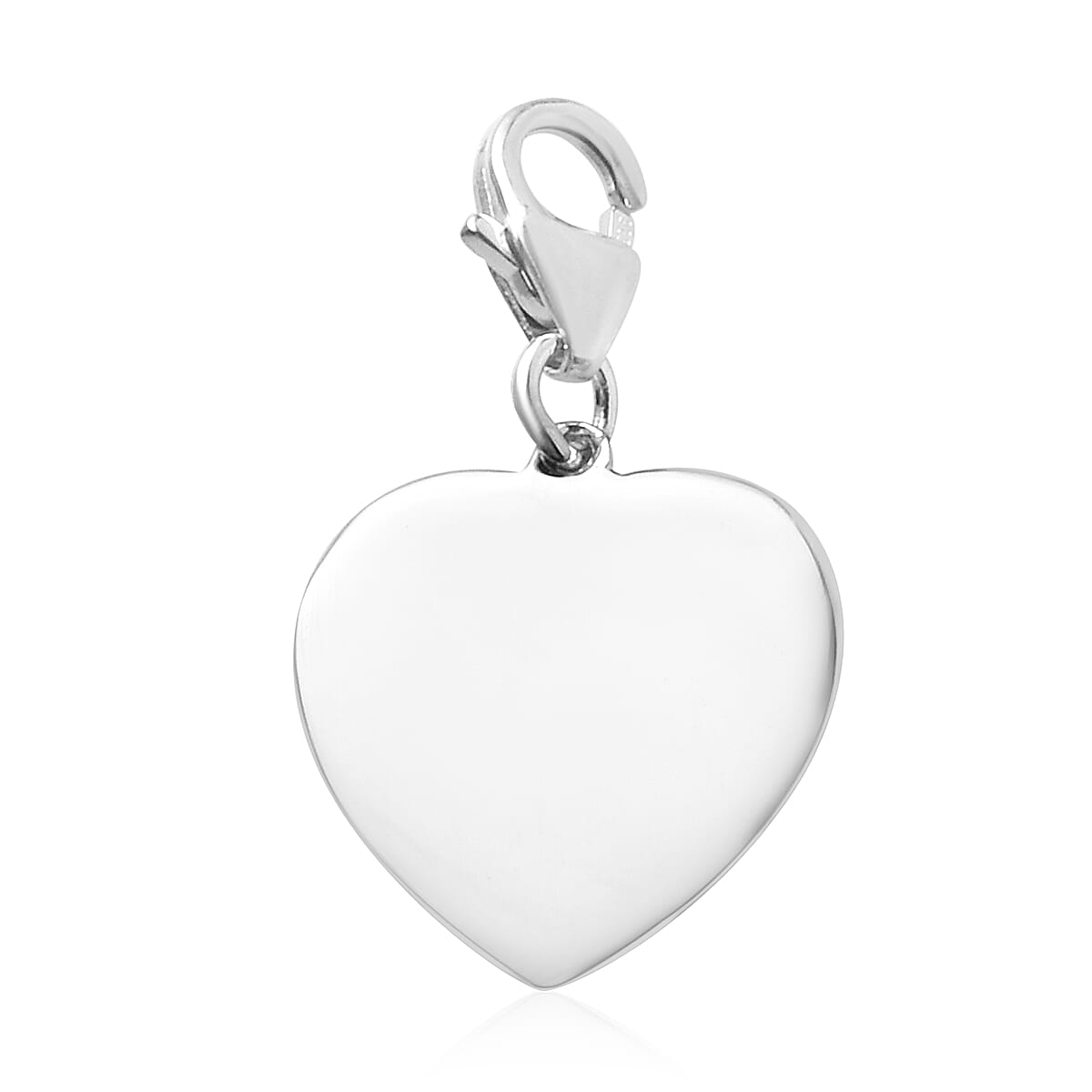 Platinum Overlay Sterling Silver Happy 21st Birthday Charm