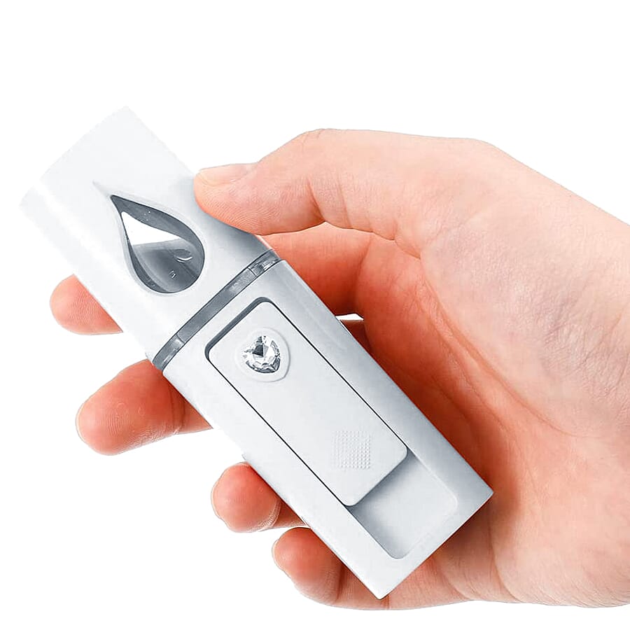 Portable Facial Spray Humidifier with USB Charger - White