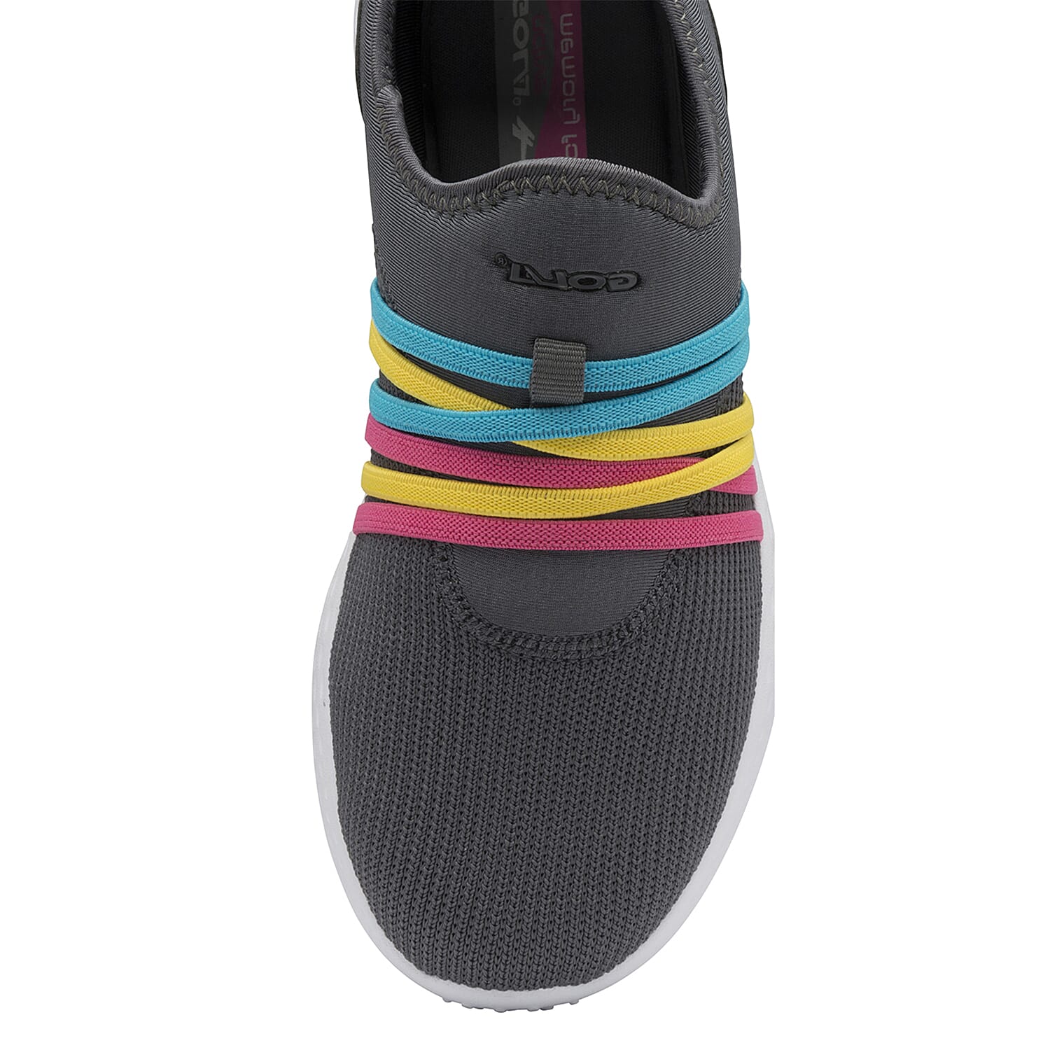 Gola Mira Slip on Trainer (Size 3) - Grey and Multi