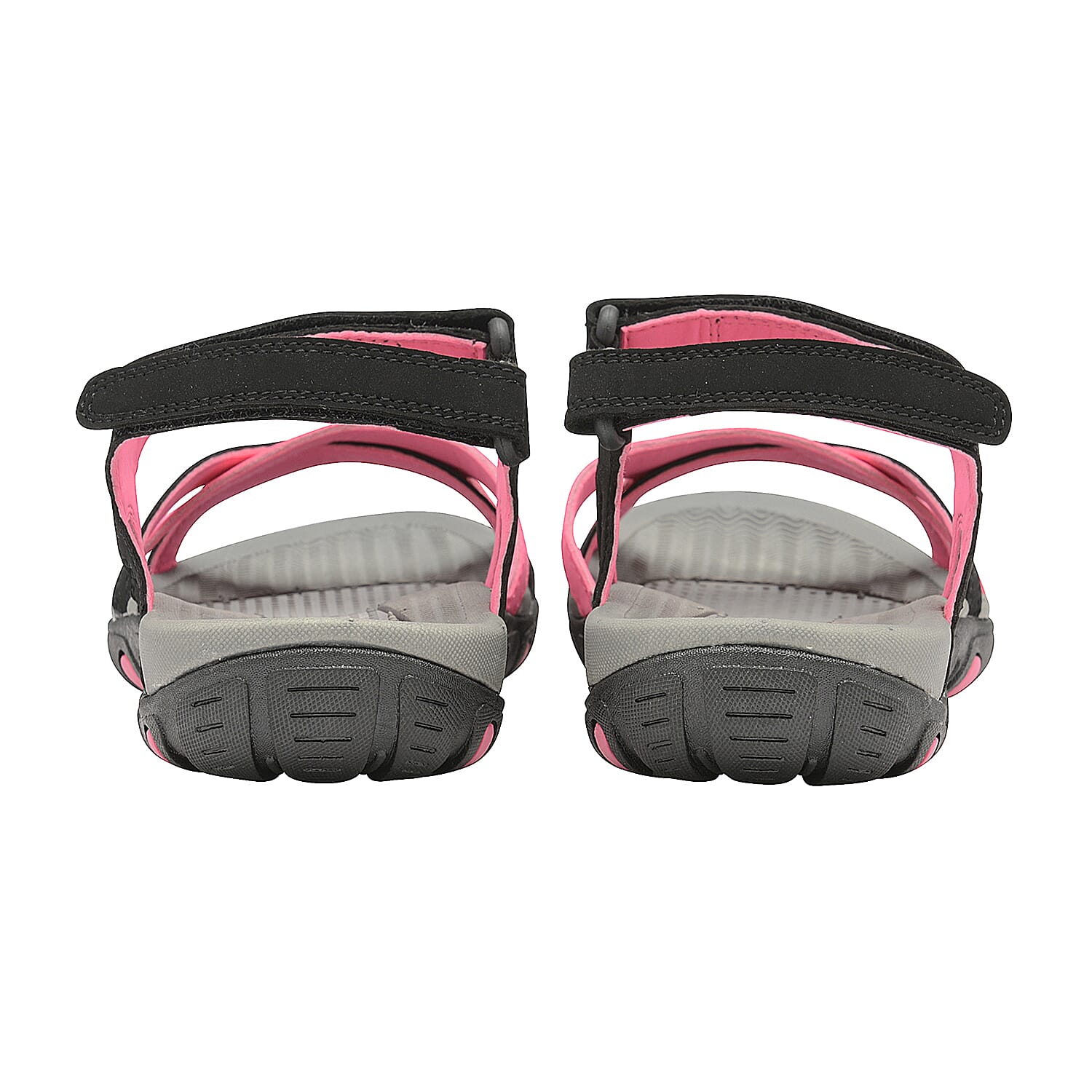 Gola Cedar Walking Sandal in Black and Hot Pink Colour