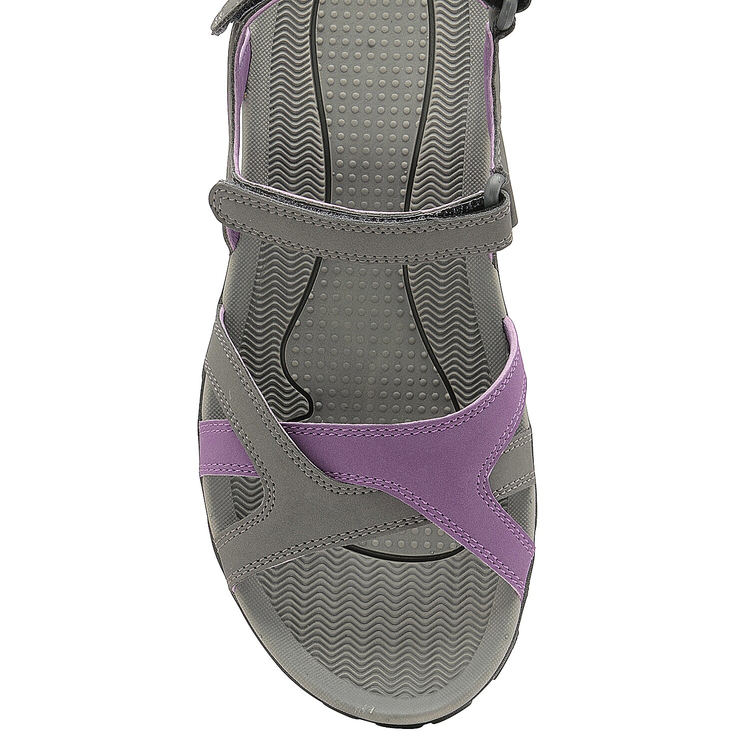 Gola Cedar Walking Sandal in Grey and Purple Colour