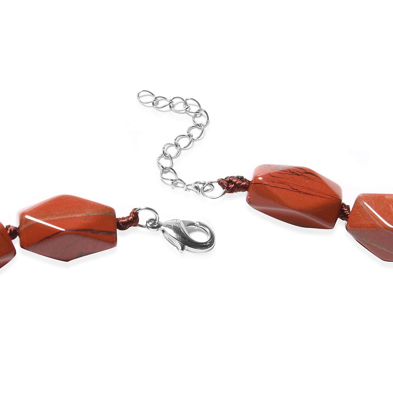 Red Jasper Necklace (Size 18 with 4 inch Extender) 503.85 Ct.