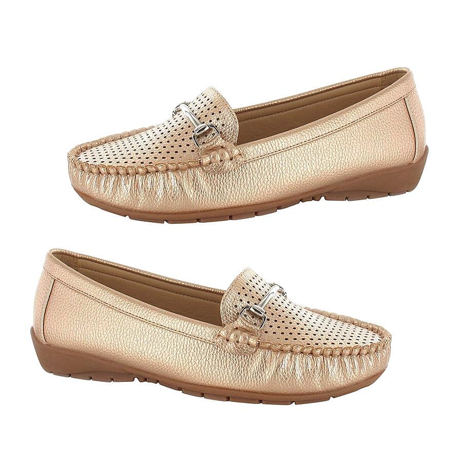 Ella Betty Loafer (Size 3) - Rose Gold