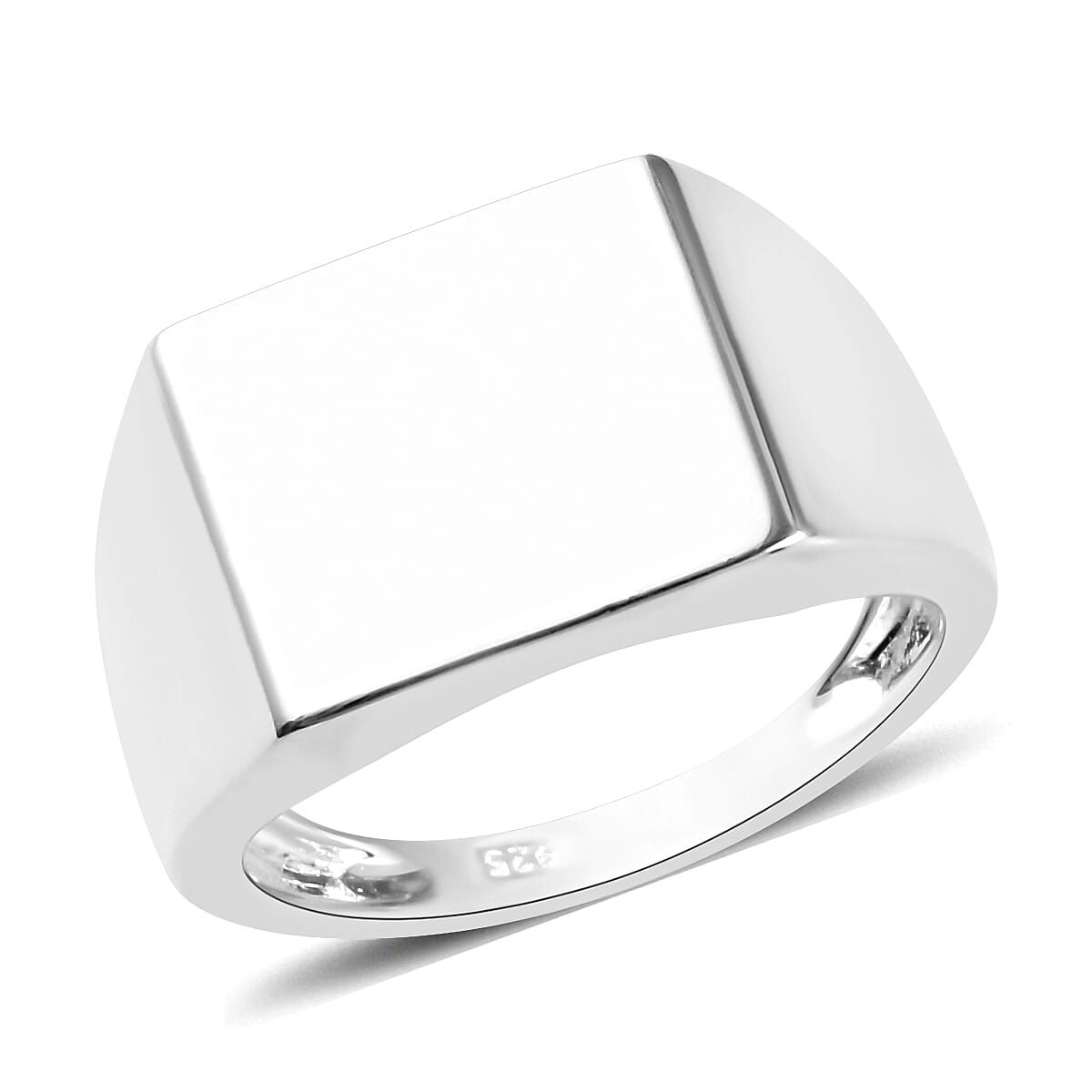 Close Out Deal- High Polished Sterling Silver Signet Ring