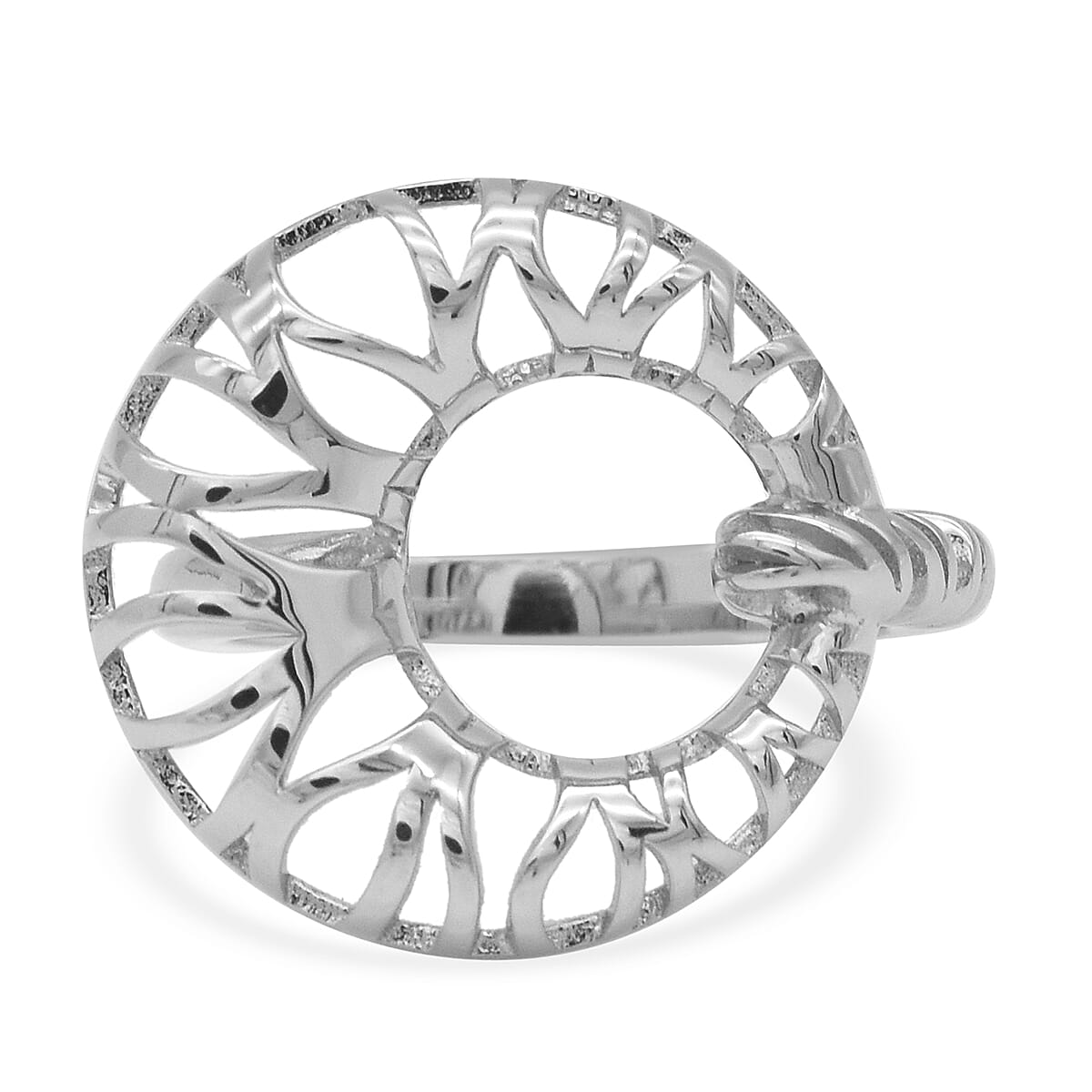 RACHEL GALLEY Infinite Collection- Rhodium Overlay Sterling Silver Ring