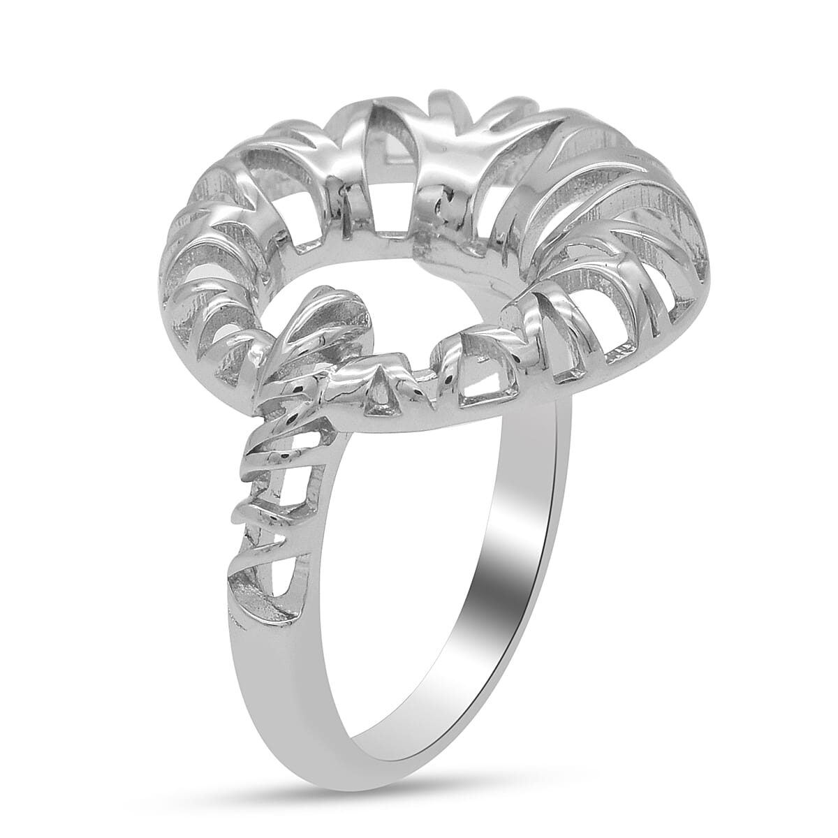 RACHEL GALLEY Infinite Collection- Rhodium Overlay Sterling Silver Ring