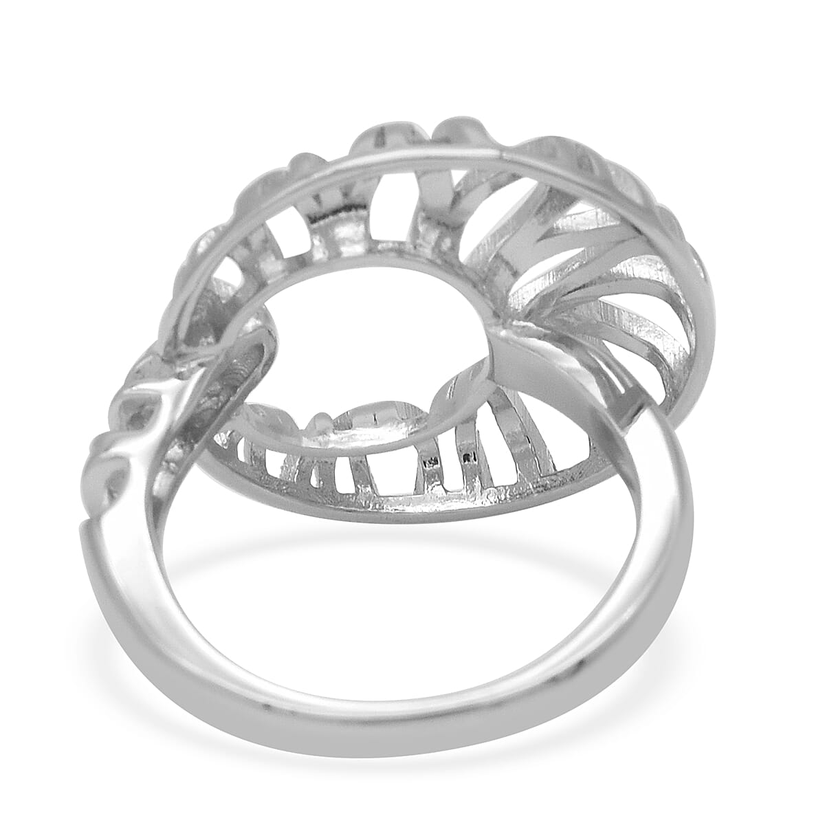 RACHEL GALLEY Infinite Collection- Rhodium Overlay Sterling Silver Ring
