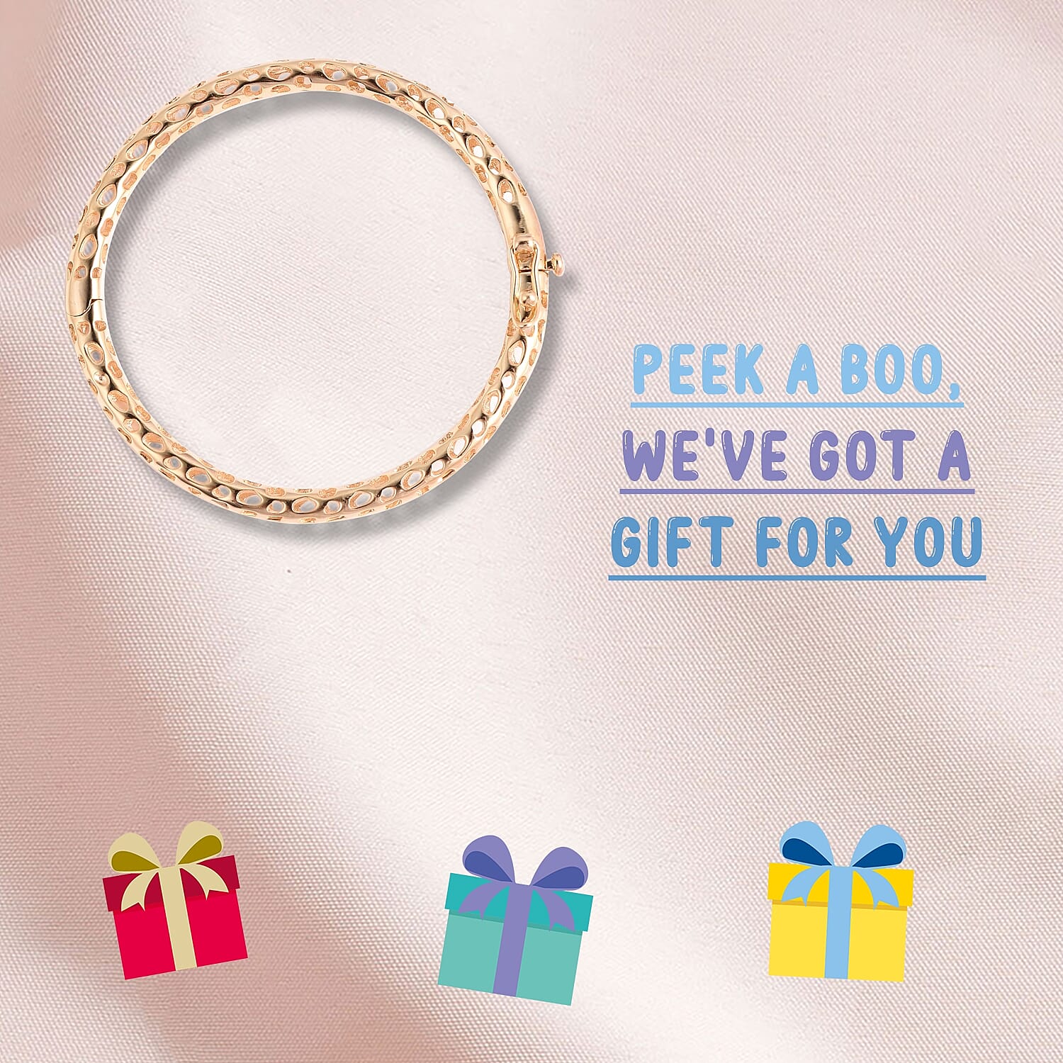 RACHEL GALLEY Yellow Gold Overlay Sterling Silver Allegro Kids Bangle (Size 4.95)