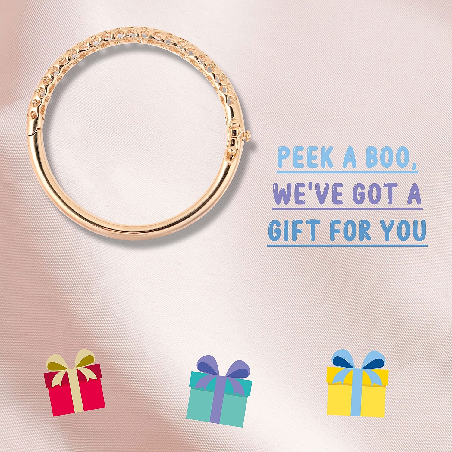 RACHEL GALLEY Yellow Gold Overlay Sterling Silver Allegro Kids Bangle (Size 4.95), Silver wt 11.95 Gms