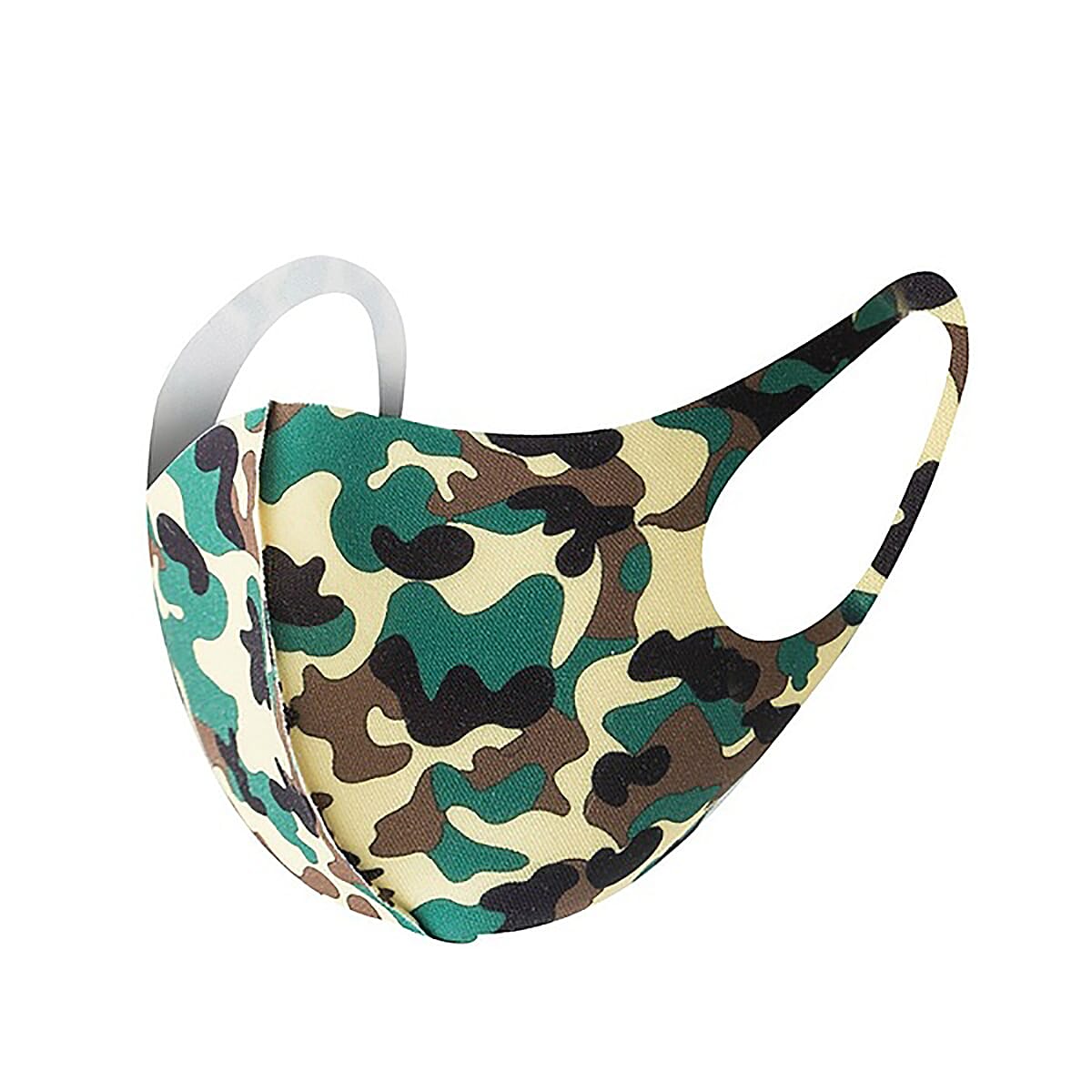 Reusable Washable Face Cover - Green