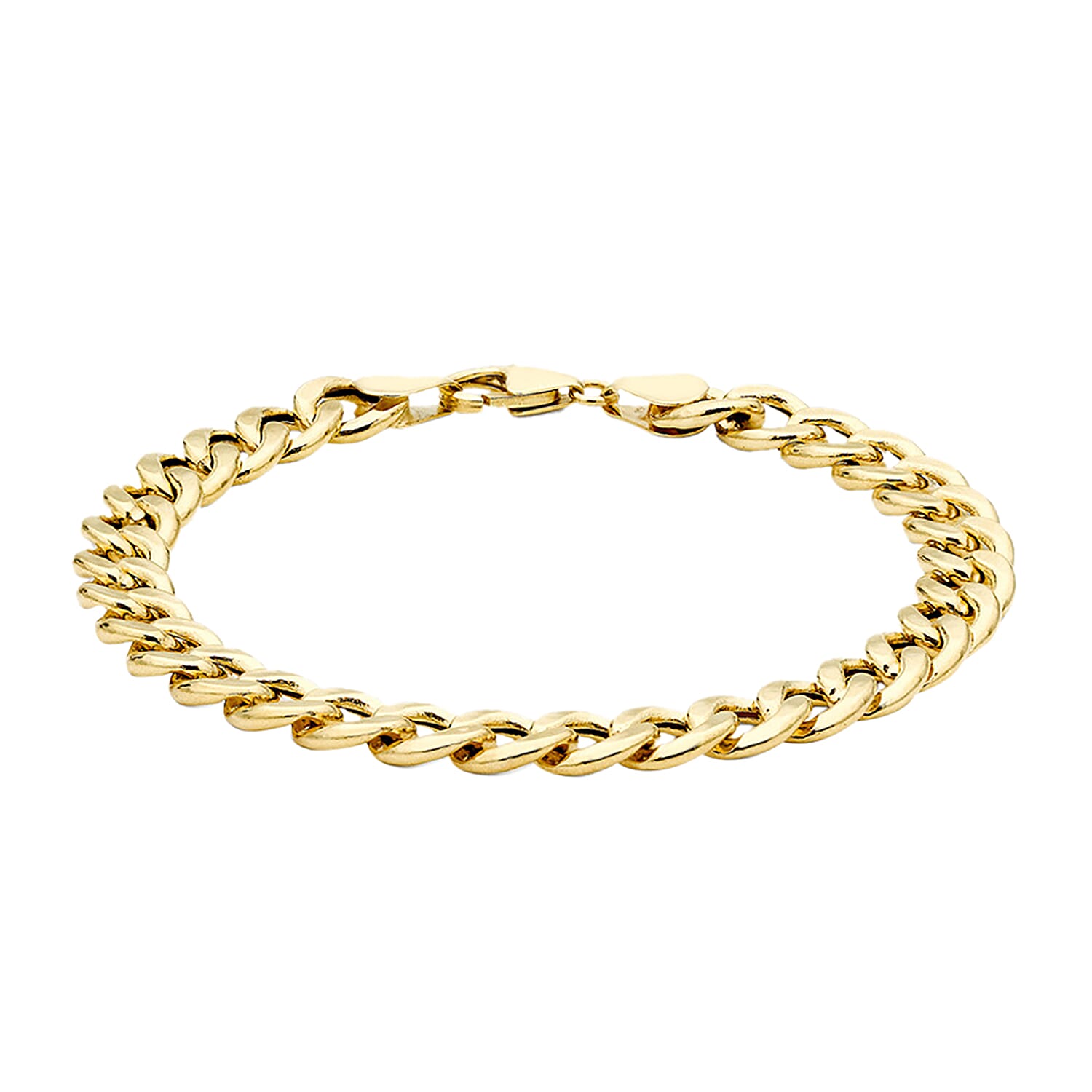 9K Yellow Gold Bracelet (Size 8), Gold wt 7.80 Gms.