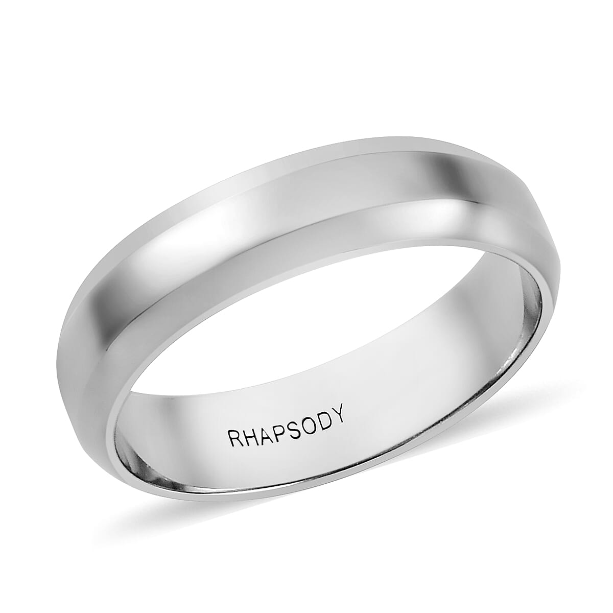 950 Platinum Band Ring, Platinum wt 5.60 Gms