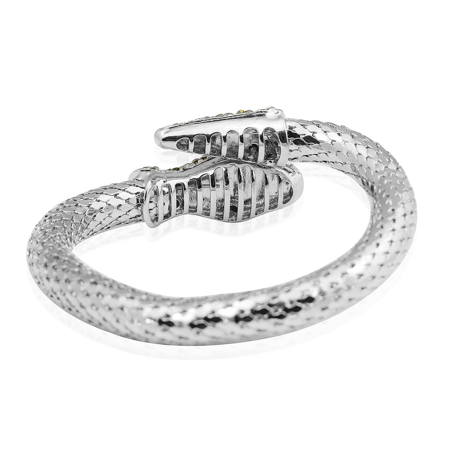 Designer Inspired- Crystal Snake Bangle (Free Size)