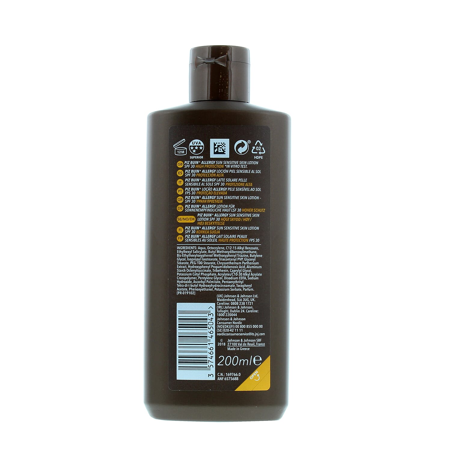 Piz Buin: Allergy Lotion SPF30 - 200ml
