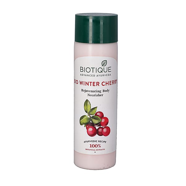 Biotique Bio Winter Cherry Rejuvenating Body Nourisher 190ml 3613393 TJC