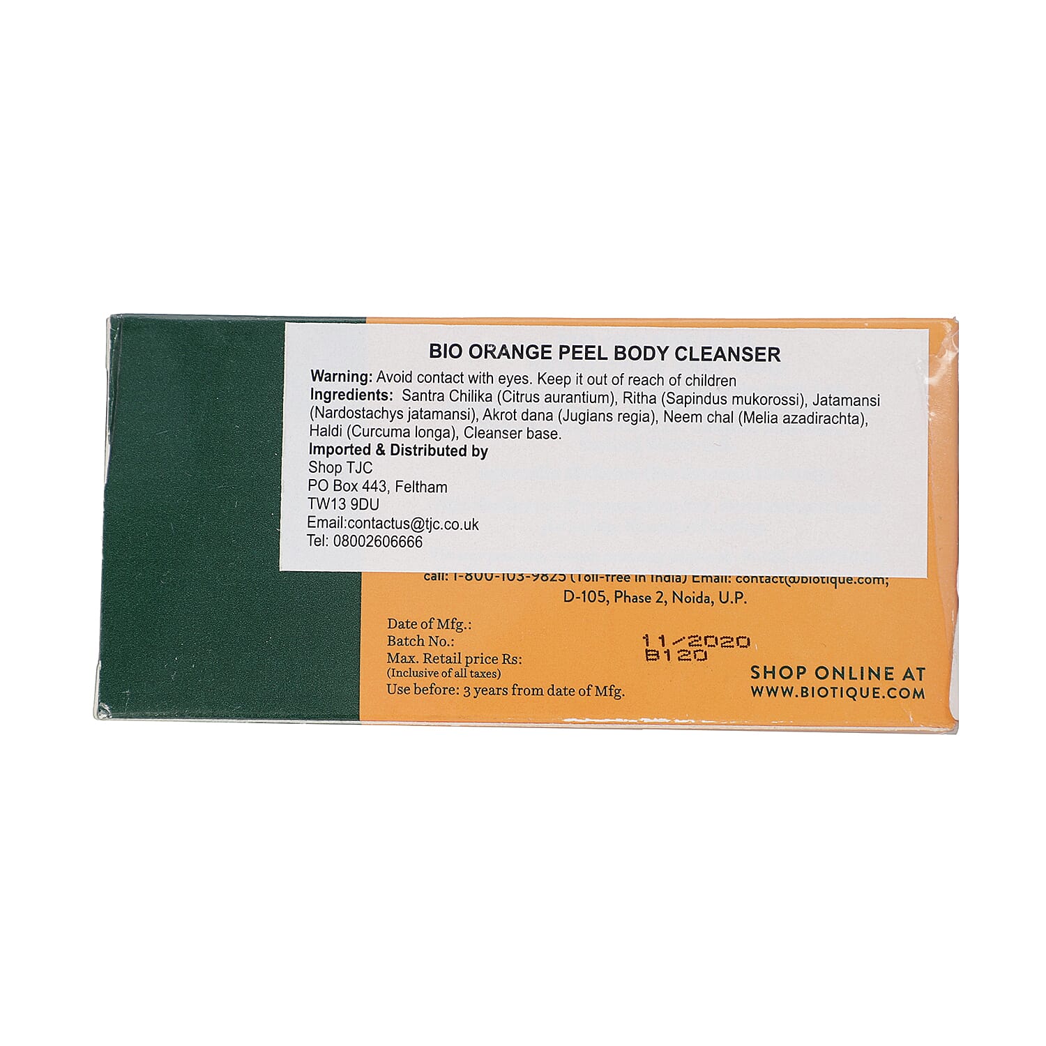 Biotique Bio Orange Peel Revitalising Body Soap