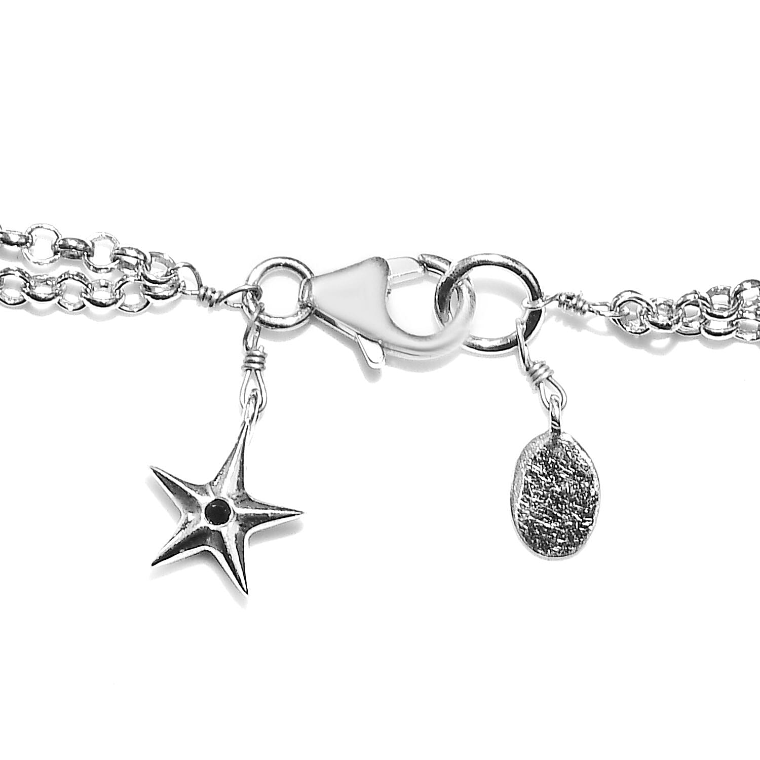 GP - Freshwater Pearl, Morganite and Blue Sapphire Double Strand Necklace (Size 20) in Rhodium Overlay Sterling Silver, Total Carat Wt 50 Cts