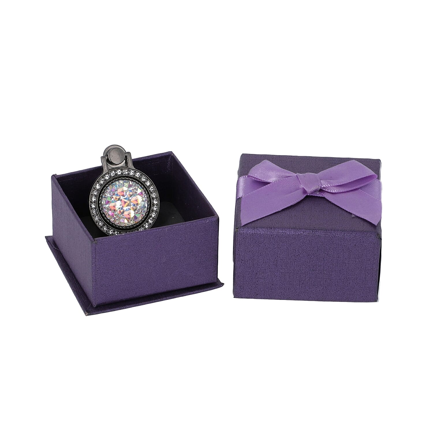 Black and White Shungite Plate Phone Holder (Size 4x3x1 Cm)