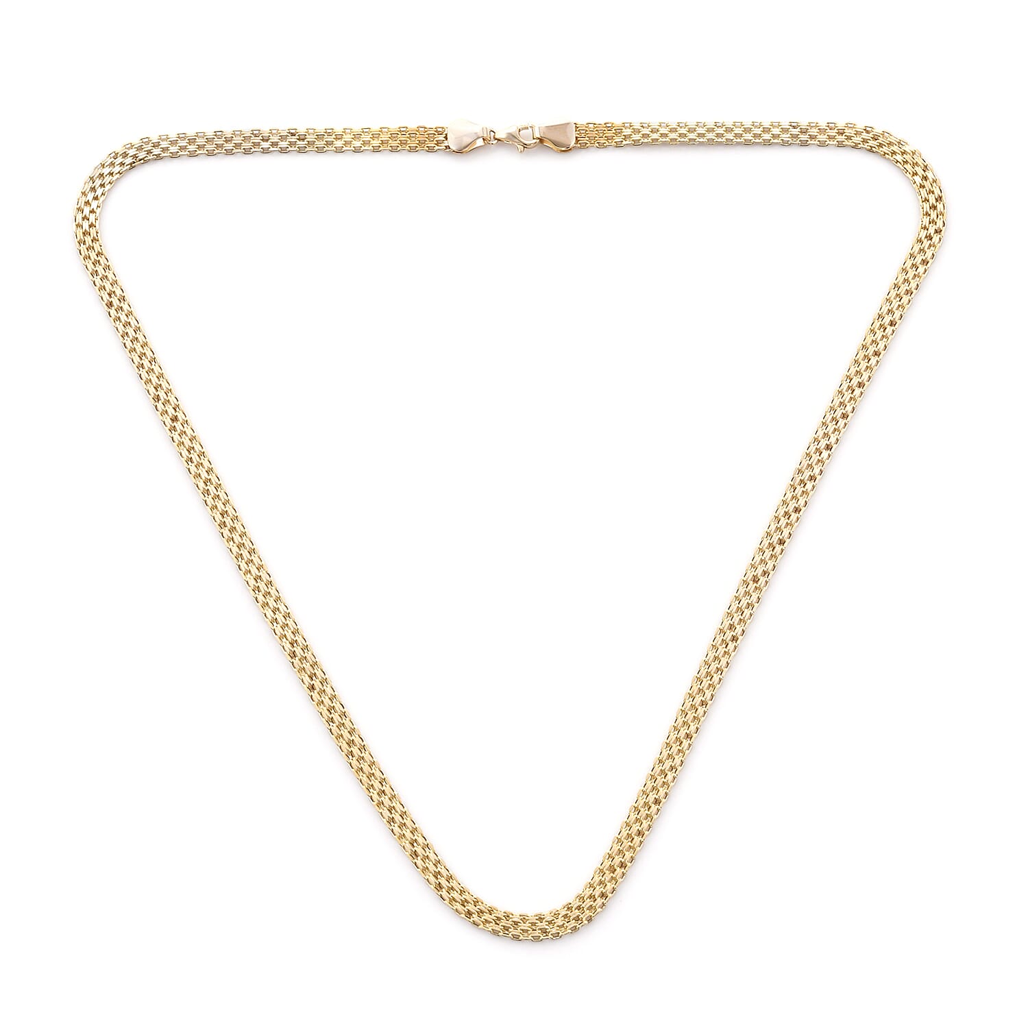 Royal Bali Collection - 9K Yellow Gold Bismark Necklace (Size 20) with Lobster Clasp, Gold wt 6.50 Gms