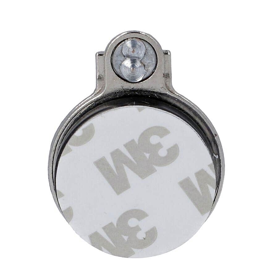 Silver and White Shungite Plate Phone Holder (Size 4x3x1 Cm)