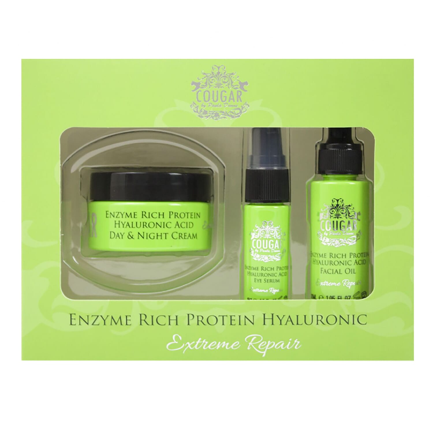 CB&CO: Enzyme Rich Protein Hyaluronic Set (Incl. Day & Night Cream - 50ml, Facial Oil - 30ml & Eye Serum - 15ml)