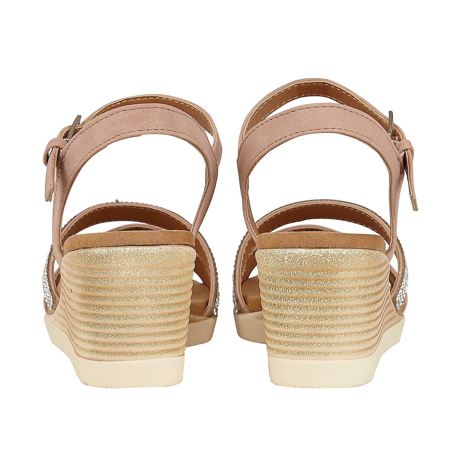 Lotus Lilou Wedge Sandals (Size 8) - Pink