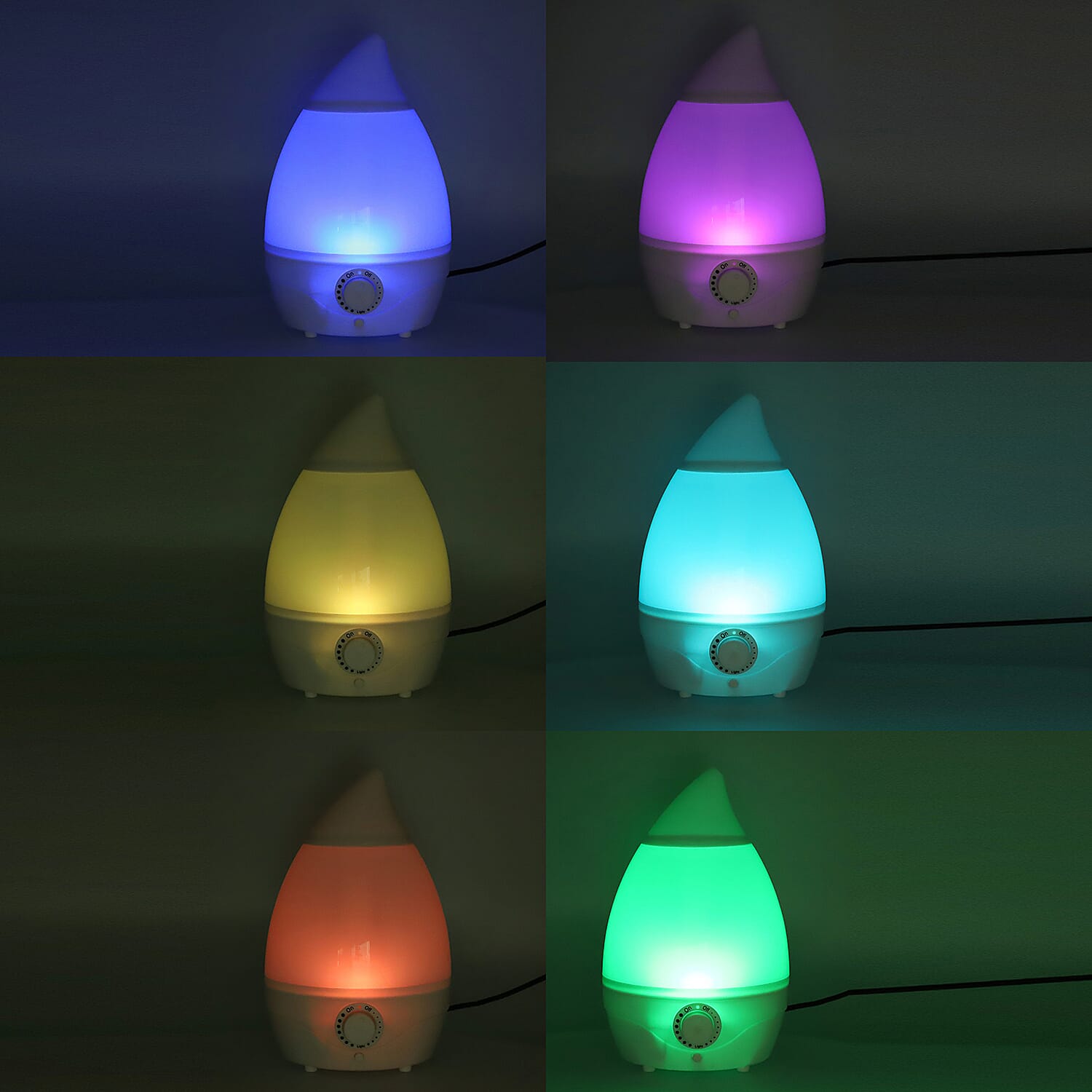 2-in-1 Aromatherapy Humidifier Diffuser With 10 Fragrance Oils