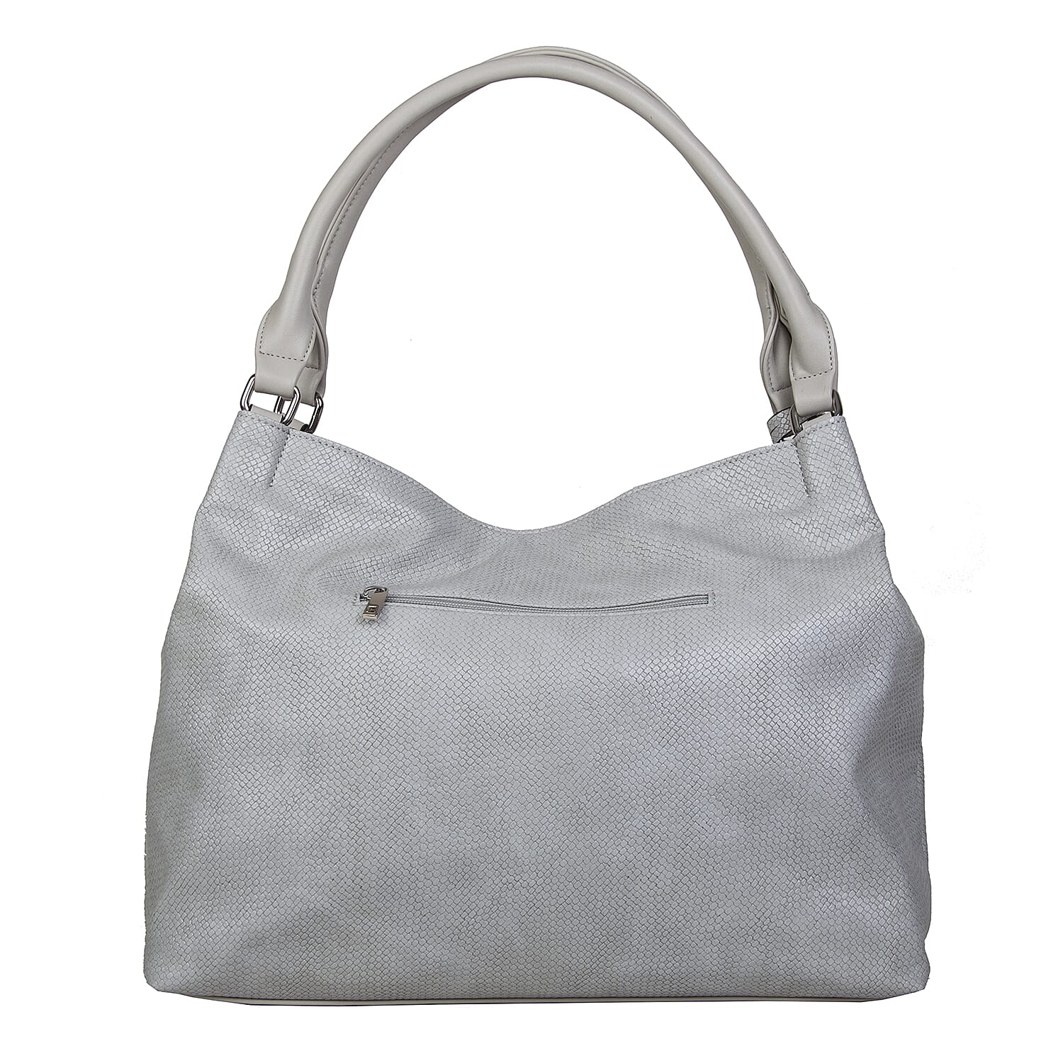 Bulaggi Collection - Mila Hobo Shoulder Bag (Size 38x33x16 Cm) - Light Grey