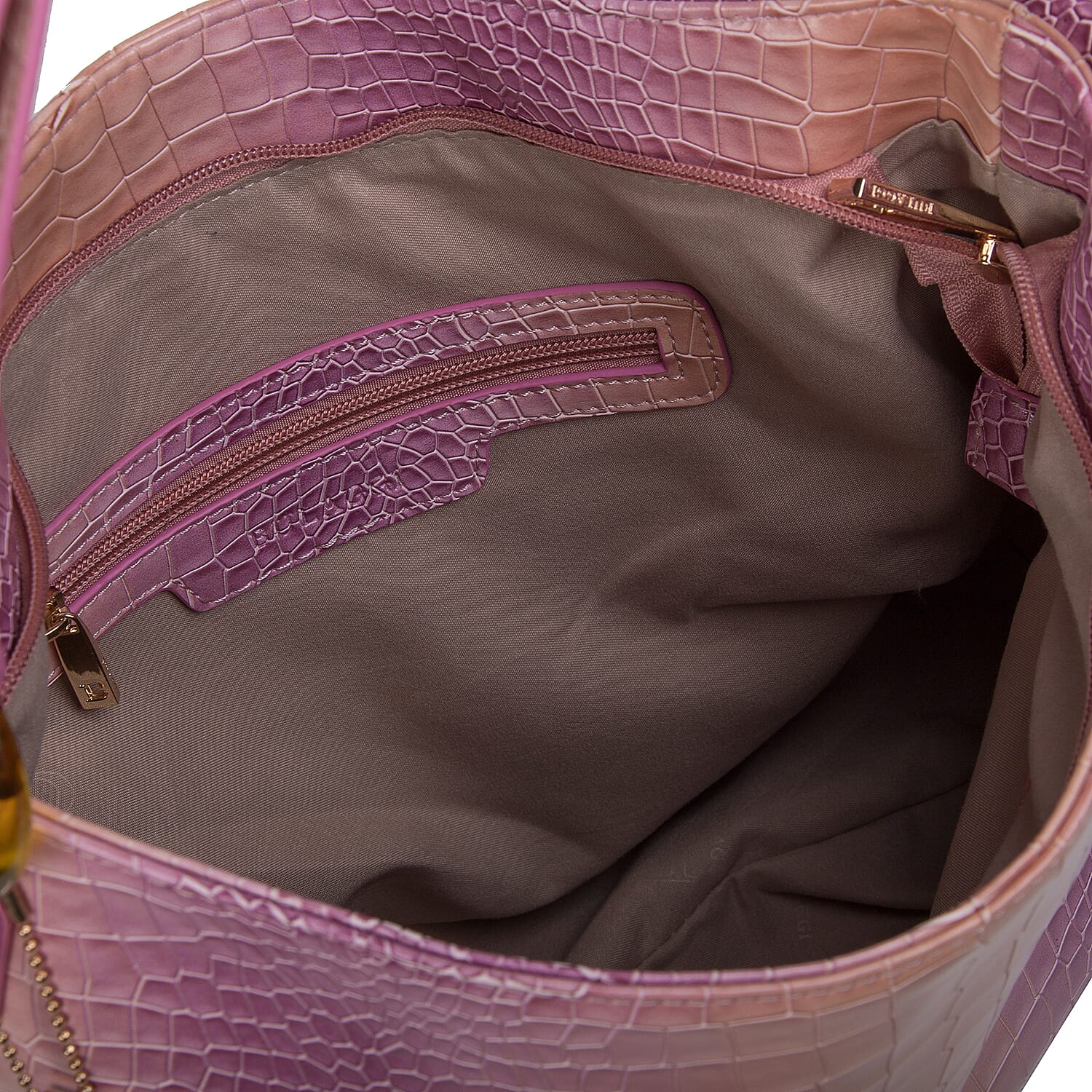 Bulaggi Collection - Nina Hobo Shoulder Bag (Size 38x27x12 Cm) - Dusty Pink