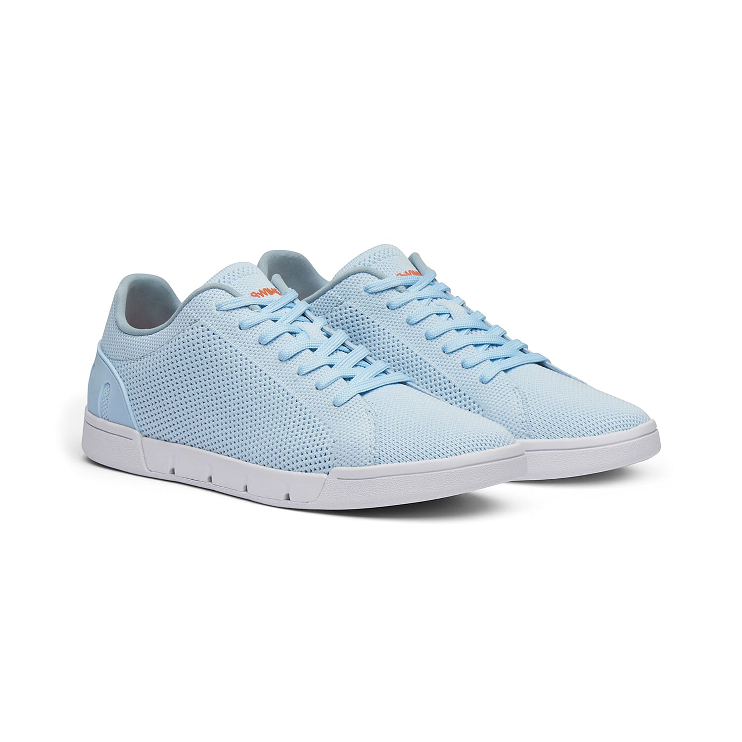 Swims Breeze Tennis Knit Womens Trainer (Size 7) - Baby Blue