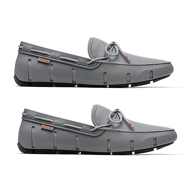 Swims Braided Lace Men's Loafer in Grey Colour