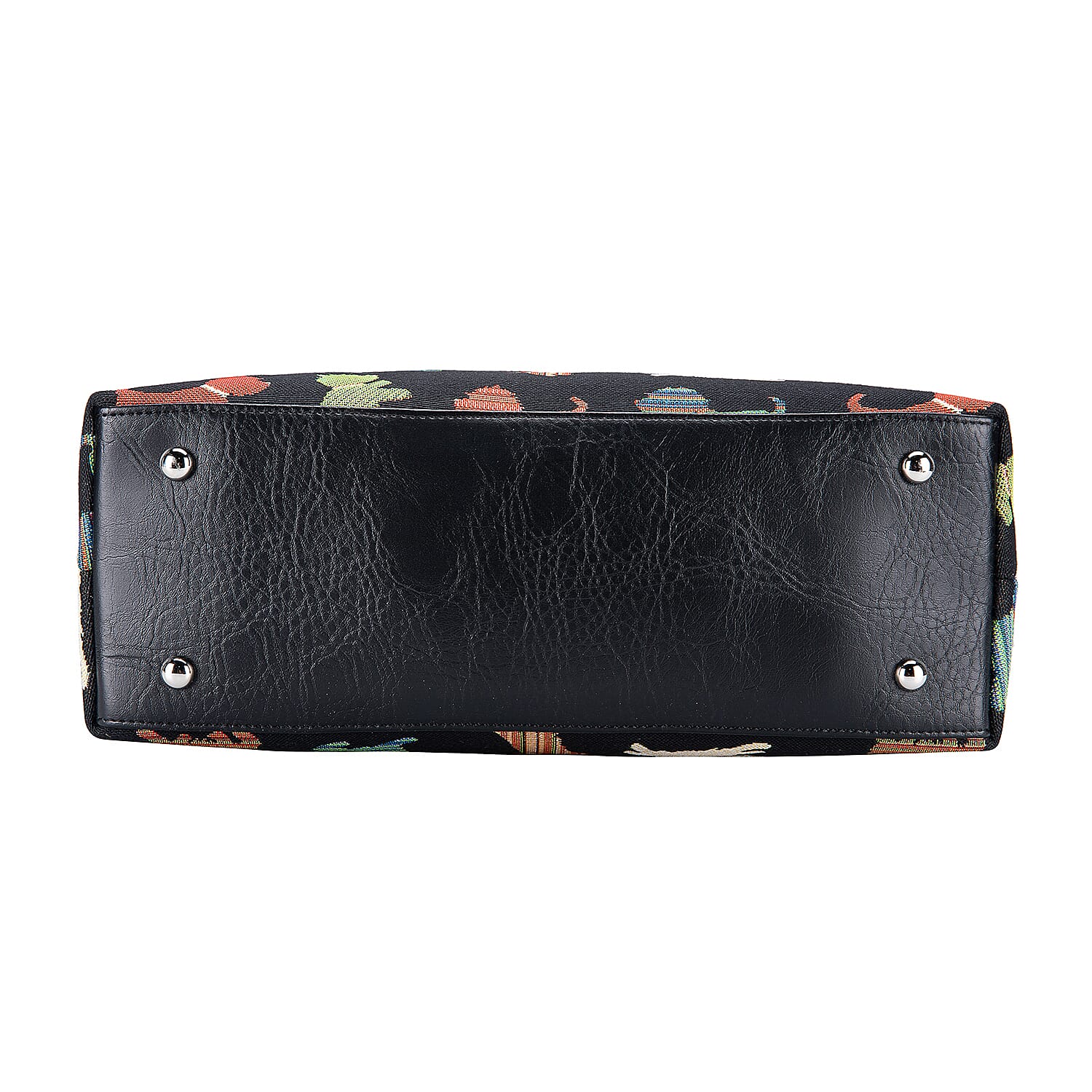 Signare Tapestry - Playful Puppy Triple Compartment Bag with FREE UMBRELLA